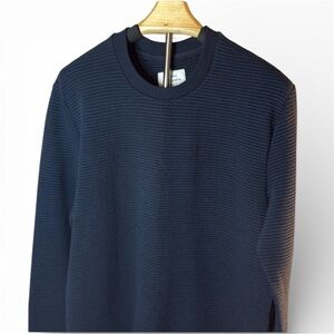 Peter Werth London Men's Navy Blue Sweatshirt L